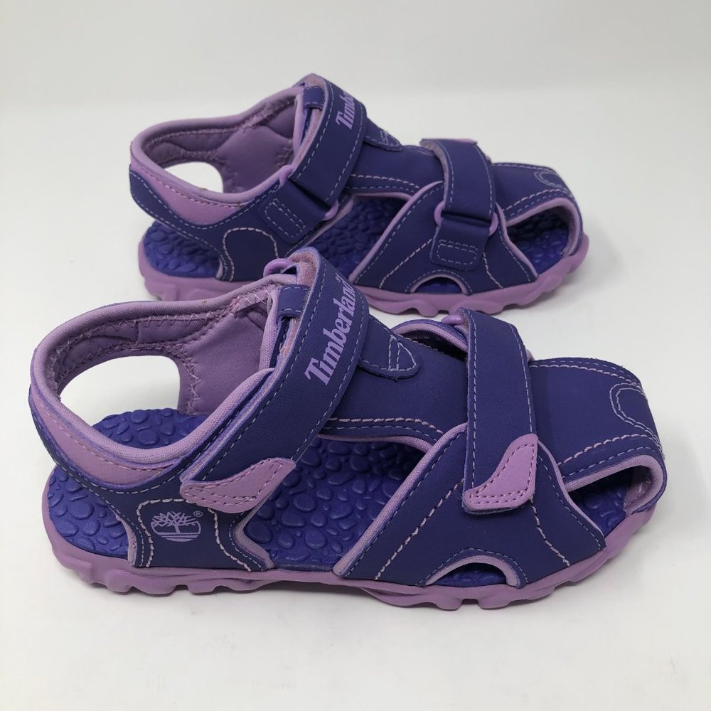 Timberland Girls Sport Sandals Size 13 Purple Shoes NEW! - Picture 6 of 8